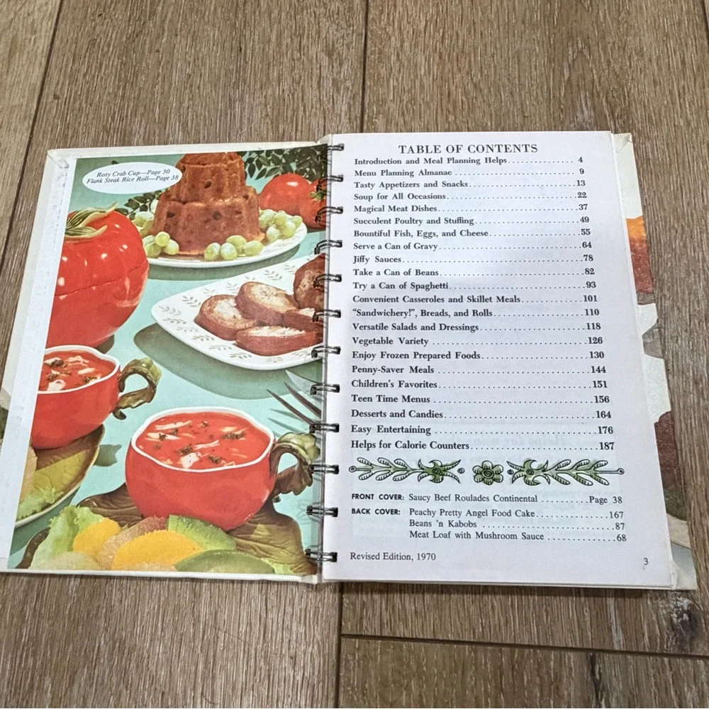 Campbell Cookbook‎ Easy Ways to Delicious Meals 1970 Vintage Color